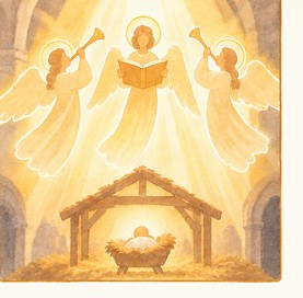 Illustration de l'étape 5 de la messe : Gloire à Dieu