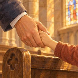 Illustration de l'étape 24 de la messe : La paix