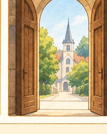 Illustration de l'étape 31 de la messe : L'envoi
